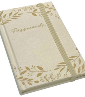 A6 Password Book - Natural Leaves